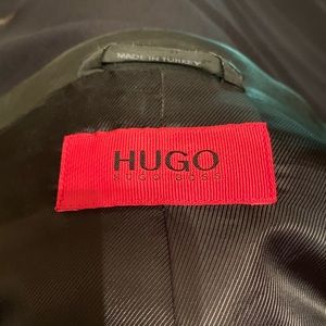 HUGO BOSS Leather Motorcycle Jacket
